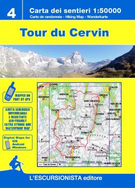 Tour du Cervin guida+carta 1:50.000